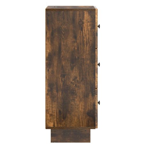 Чекмеджетен шкаф Опушен дъб 33 x 34,5 x 90 см
