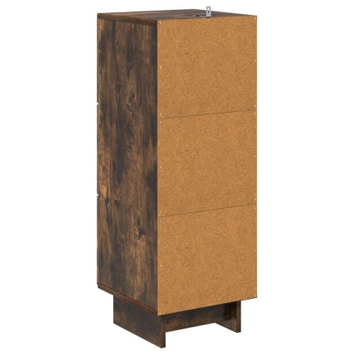 Чекмеджетен шкаф Опушен дъб 33 x 34,5 x 90 см