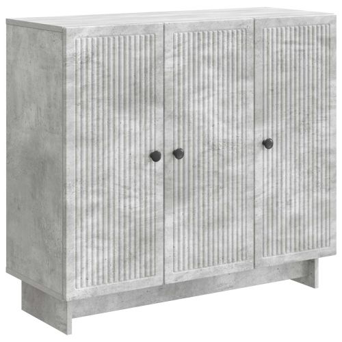 Служебен шкаф Бетонно сиво 89 x 34,5 x 80 см