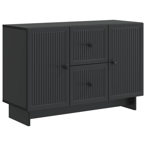 Служебен шкаф Черно 89 x 34,5 x 60 см Инженерна дървесина