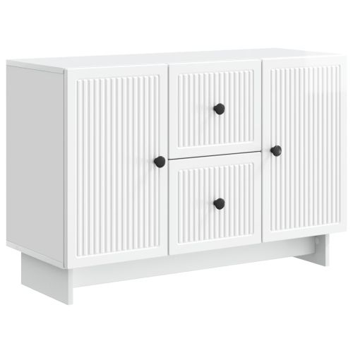 Служебен шкаф Бял гланц 89 x 34,5 x 60 см Инженерна дървесина