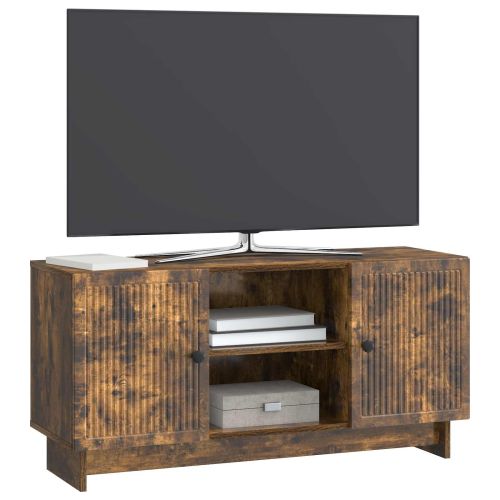 ТВ шкаф Димян дъб 102 x 34,5 x 50 см Инженерно дърво