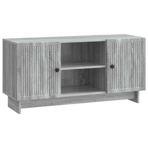 ТВ шкаф Сив Сонома 102 x 34,5 x 50 см Инженерно дърво