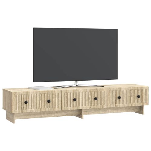 ТВ шкаф Дъб сонома 147 x 34,5 x 30 см Инженерна дървесина