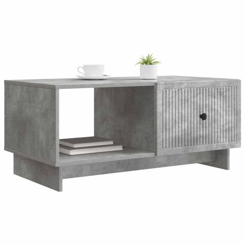 Масичка за кафе Бетонно сиво 90 x 50 x 40 cm