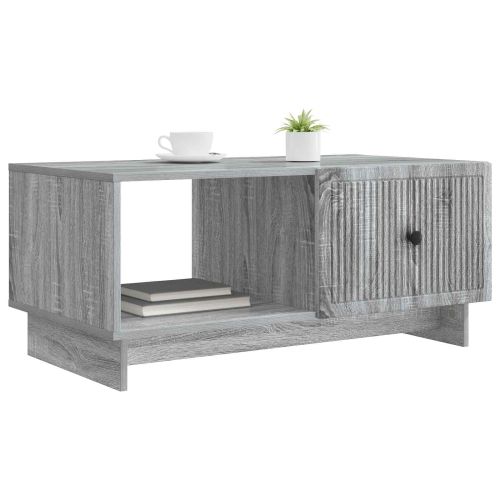 Масичка за кафе Сива сонома 90 x 50 x 40 cm Инженерна дървесина