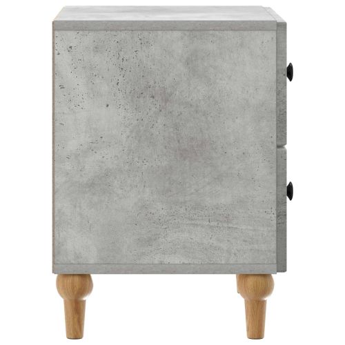 Нощен шкаф с чекмедже 2 pcs Бетонно сиво 43 x 34,5 x 48 см