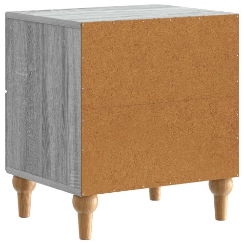 Нощен шкаф с чекмедже 2 pcs Сива сонома 43 x 34,5 x 48 см