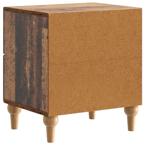 Нощен шкаф с чекмедже 2 pcs Старо дърво 43 x 34,5 x 48 см