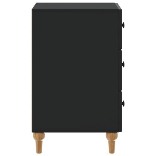 Нощен шкаф Черно 43x 41 x 66,5 см Инженерна дървесина
