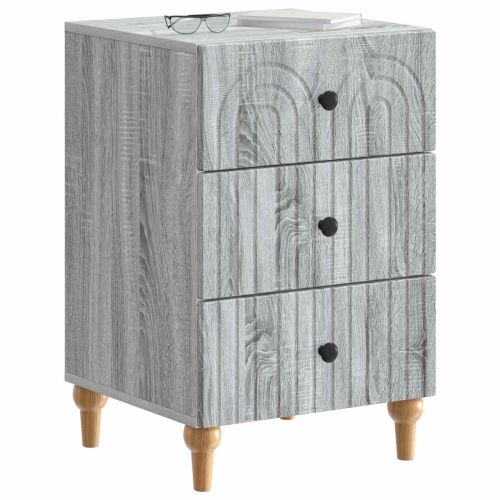 Нощен шкаф Сива сонома 43x 41 x 66,5 см Инженерна дървесина