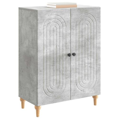 Служебен шкаф Бетонно сиво 66 x 34,5 x 90 см