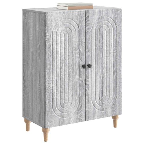 Служебен шкаф Сива сонома 66 x 34,5 x 90 см Инженерна дървесина