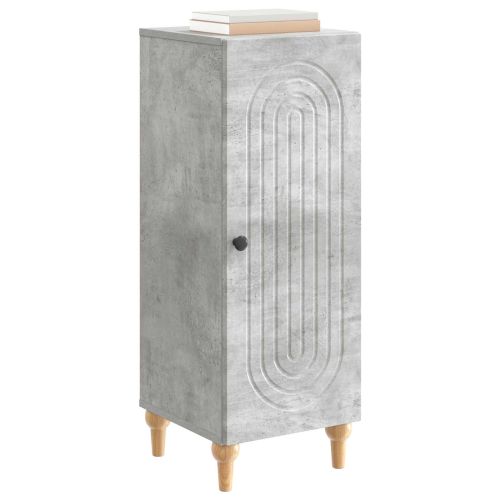 Служебен шкаф Бетонно сиво 33 x 34,5 x 90 см