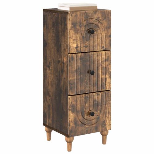 Чекмеджетен шкаф Опушен дъб 33 x 34,5 x 90 см