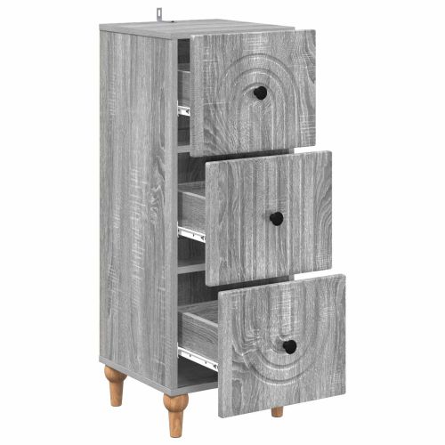 Чекмеджетен шкаф 33 x 34,5 x 90 см Инженерна дървесина
