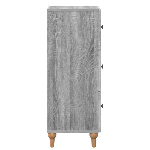Чекмеджетен шкаф 33 x 34,5 x 90 см Инженерна дървесина
