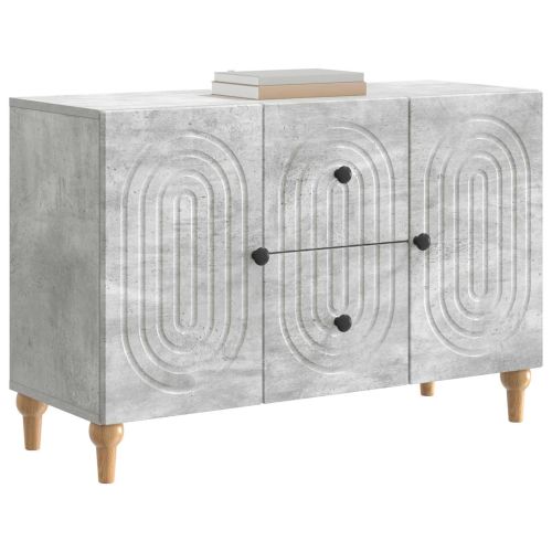 ТВ шкаф Бетонно сиво 89 x 34,5 x 60 см Инженерна дървесина