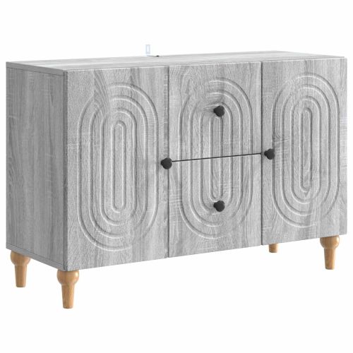 ТВ шкаф Сива сонома 89 x 34,5 x 60 см Инженерна дървесина