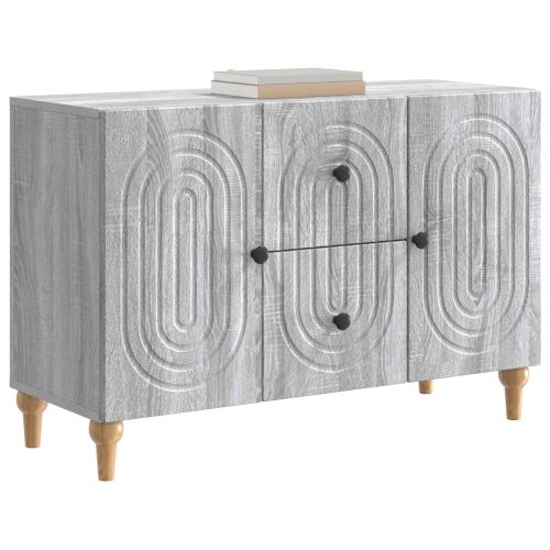 ТВ шкаф Сива сонома 89 x 34,5 x 60 см Инженерна дървесина