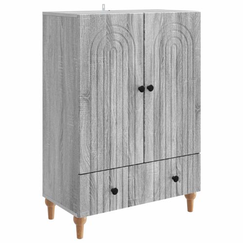 Служебен шкаф Сива сонома 66 х 34,5 х 95 см Инженерна дървесина