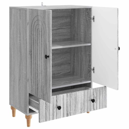 Служебен шкаф Сива сонома 66 х 34,5 х 95 см Инженерна дървесина