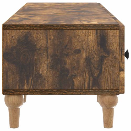 ТВ шкаф Опушен дъб 147 x 34,5 x 30 см Инженерна дървесина