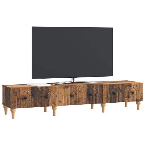 ТВ шкаф Старо дърво 147 x 34,5 x 30 см Инженерна дървесина