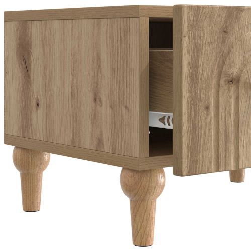 ТВ шкаф 147 x 34,5 x 30 см Дъб артизан Инженерна дървесина