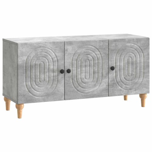 ТВ шкаф Бетонно сиво 99 x 34,5 x 50 см Инженерна дървесина