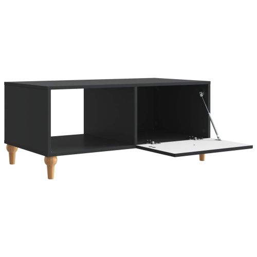 Масичка за кафе Черно 90 x 50 x 40 cm Инженерна дървесина