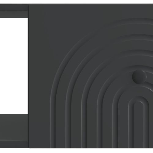 Масичка за кафе Черно 90 x 50 x 40 cm Инженерна дървесина