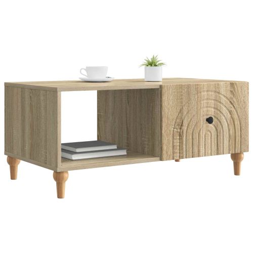 Масичка за кафе Дъб сонома 90 x 50 x 40 cm Инженерна дървесина