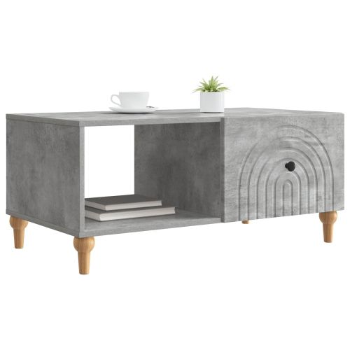 Масичка за кафе Бетонно сиво 90 x 50 x 40 cm