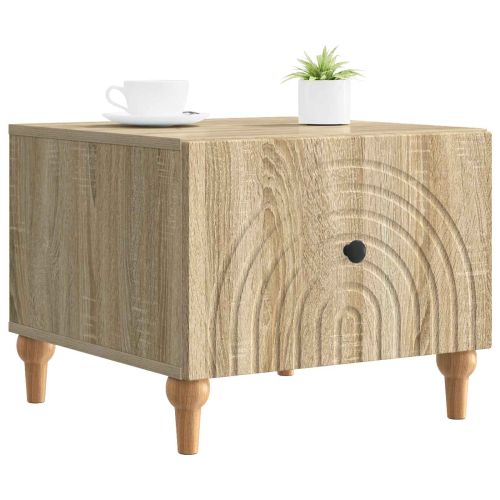 Масичка за кафе Дъб сонома 49 x 50 x 40 см Инженерна дървесина