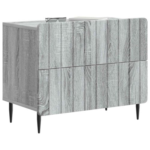 Нощен шкаф Сива сонома 62 x 34,5 x 49,5 см Инженерна дървесина