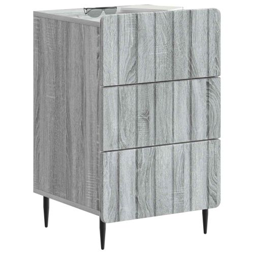 Нощен шкаф Сива сонома 43x 41 x 68 см Инженерна дървесина