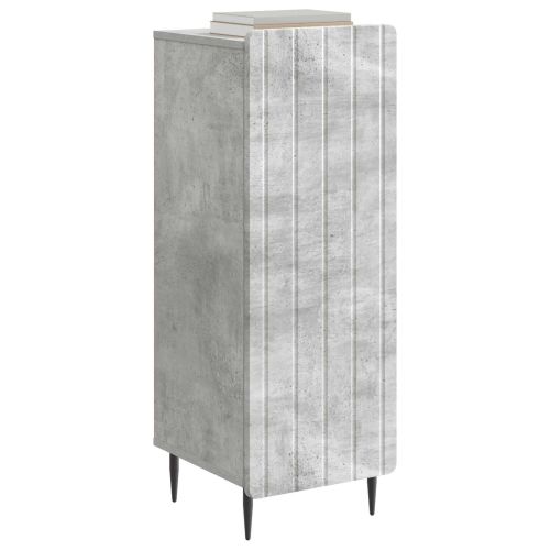 Служебен шкаф Бетонно сиво 34,5 x 33 x 92 см