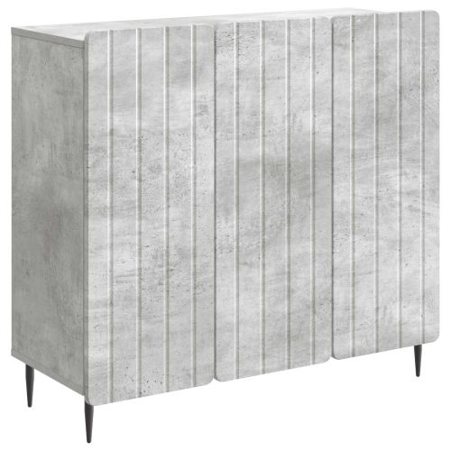 Служебен шкаф Бетонно сиво 89 x 34,5 x 82 см