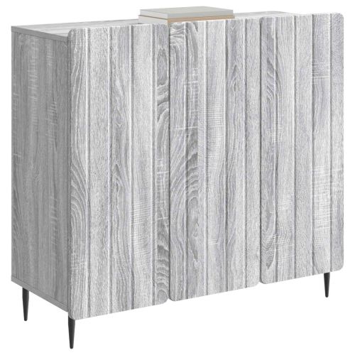 Служебен шкаф Сива сонома 89 x 34,5 x 82 см Инженерна дървесина