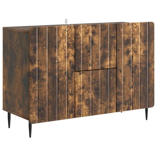 Служебен шкаф Опушен дъб 89 x 34,5 x 62 см Инженерна дървесина