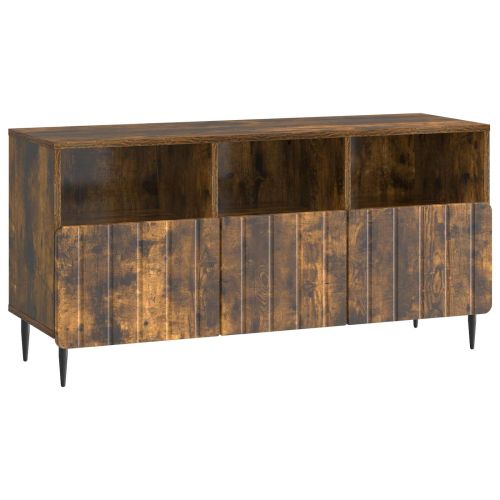 ТВ шкаф Опушен дъб 102 x 34,5 x 50 см Инженерна дървесина