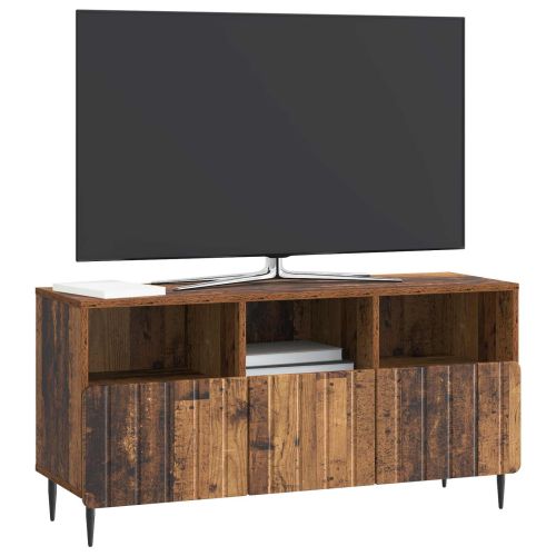 ТВ шкаф Старо дърво 102 x 34,5 x 50 см Инженерна дървесина