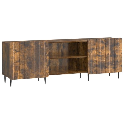 ТВ шкаф Опушен дъб 150 x 31 x 52 см Инженерна дървесина