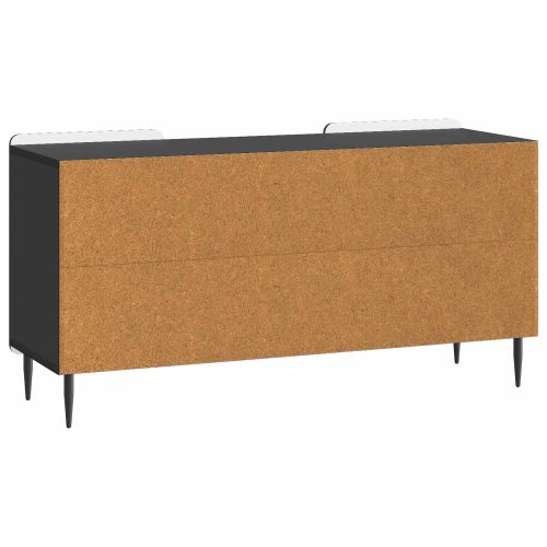 ТВ шкаф Черно 102 x 34,5 x 52 см Инженерна дървесина