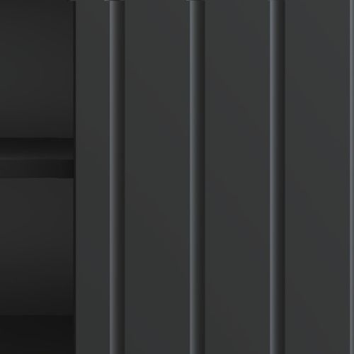 ТВ шкаф Черно 102 x 34,5 x 52 см Инженерна дървесина