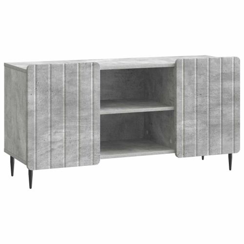 ТВ шкаф Бетонно сиво 102 x 34,5 x 52 см Инженерна дървесина