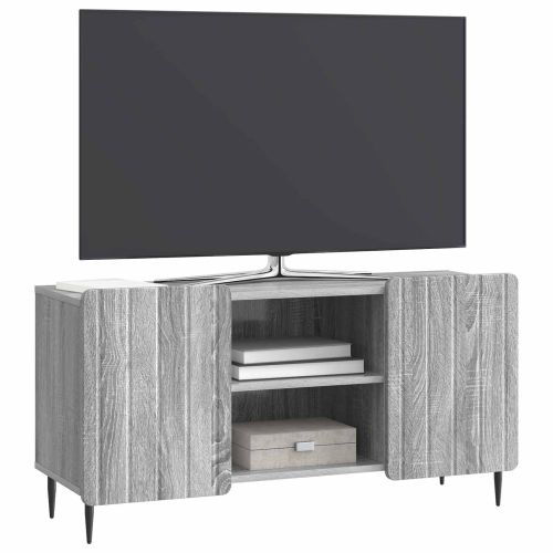ТВ шкаф Сива сонома 102 x 34,5 x 52 см Инженерна дървесина