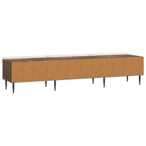 ТВ шкаф Опушен дъб 147 x 34,5 x 32 см Инженерна дървесина