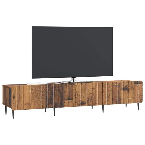 ТВ шкаф Старо дърво 147 x 34,5 x 32 см Инженерна дървесина
